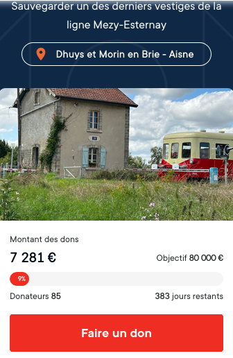 maison garde barrière Fondation du patrimoine